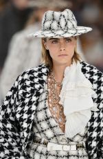 CARA DELEVINGNE at Chanel Runway Show at Paris Fashion Week 03/05/2019