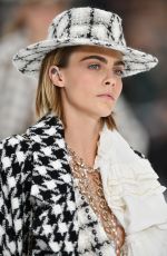 CARA DELEVINGNE at Chanel Runway Show at Paris Fashion Week 03/05/2019