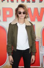 CARA DELEVINGNE at Superpower Dogs Premiere in Los Angeles 03/09/2019