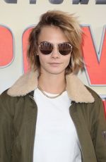 CARA DELEVINGNE at Superpower Dogs Premiere in Los Angeles 03/09/2019
