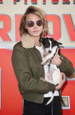 CARA DELEVINGNE at Superpower Dogs Premiere in Los Angeles 03/09/2019