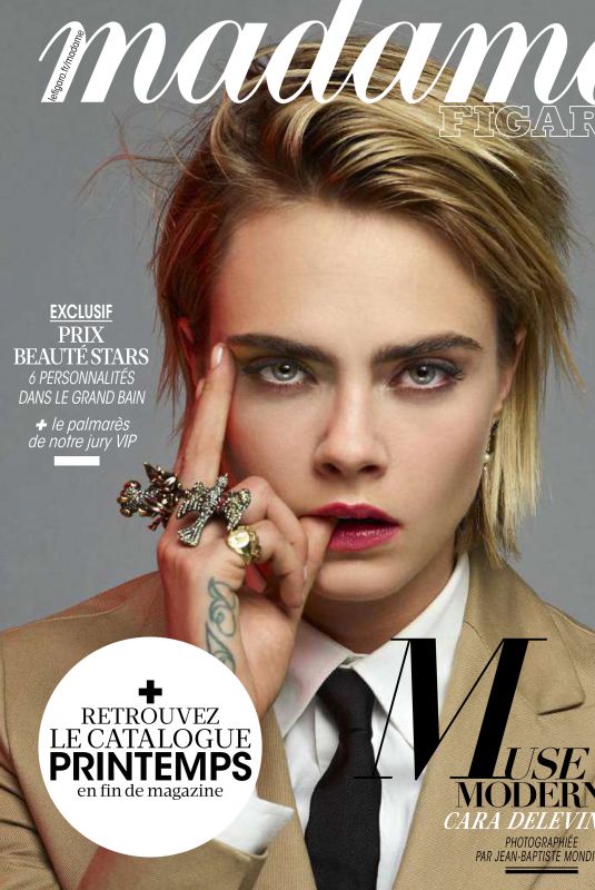 CARA DELEVINGNE in Madame Figaro Magazine, March 2019
