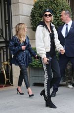 CARA DELEVINGNE Leaves Ritz Hotel in Paris 03/05/2019