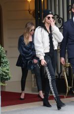 CARA DELEVINGNE Leaves Ritz Hotel in Paris 03/05/2019
