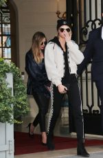 CARA DELEVINGNE Leaves Ritz Hotel in Paris 03/05/2019