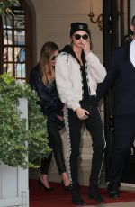 CARA DELEVINGNE Leaves Ritz Hotel in Paris 03/05/2019
