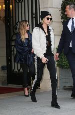 CARA DELEVINGNE Leaves Ritz Hotel in Paris 03/05/2019