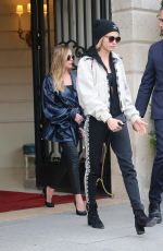 CARA DELEVINGNE Leaves Ritz Hotel in Paris 03/05/2019