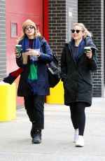 CAREY MULLIGAN and DIANNA AGRON Out for Coffee in New York 03/07/2019
