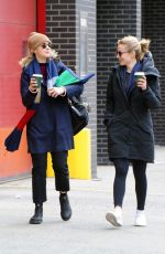 CAREY MULLIGAN and DIANNA AGRON Out for Coffee in New York 03/07/2019