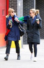 CAREY MULLIGAN and DIANNA AGRON Out for Coffee in New York 03/07/2019