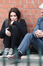 CARLA CONNOR on the Set of Coronation Street 03/22/2019