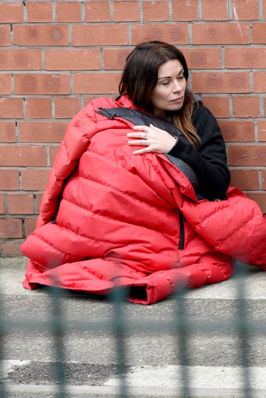 CARLA CONNOR on the Set of Coronation Street 03/22/2019