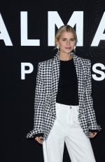 CAROLINE DAUR at Balmain Show at Paris Fashion Week 03/01/2019