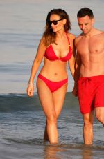 CATHERINE TYLDESLEY in Bikini at a Beach in Dubai 03/20/2019