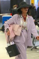 CATHERINE ZETA JONES at JFK Airport in New York 03/21/2019