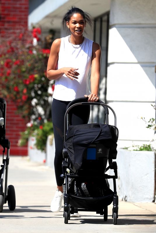 CHANEL IMAN Out in West Hollywood 03/25/2019