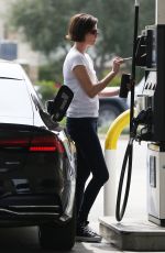 CHARLIZE THERON at a Gas Station in Los Angeles 03/19/2019