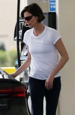 CHARLIZE THERON at a Gas Station in Los Angeles 03/19/2019