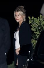 CHARLOTTE MCKINNEY Out for Dinner in Malibu 03/08/2019