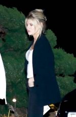 CHARLOTTE MCKINNEY Out for Dinner in Malibu 03/08/2019