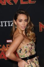 CHLOE BENNET at Captain Marvel Premiere in Hollywood 03/04/2019