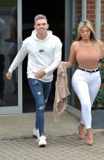CHLOE FERRY and Sam Gowland Out in Newcastle 03/19/2019
