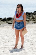 CHLOE MEADOWS, CLELIA THEODOROU and SHELBY TRIBBLE on the Set of Towie in Koh Taen 03/11/2019