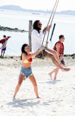 CHLOE MEADOWS, CLELIA THEODOROU and SHELBY TRIBBLE on the Set of Towie in Koh Taen 03/11/2019