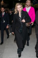 CHLOE MORETZ at Charles De Gaulle Airport in Paris 03/03/2019
