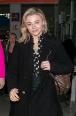 CHLOE MORETZ at Charles De Gaulle Airport in Paris 03/03/2019