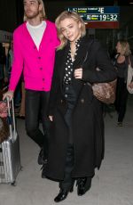 CHLOE MORETZ at Charles De Gaulle Airport in Paris 03/03/2019