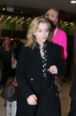 CHLOE MORETZ at Charles De Gaulle Airport in Paris 03/03/2019