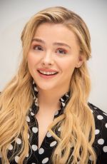 CHLOE MORETZ at Greta Press Conference in Beverly Hills 02/26/2019