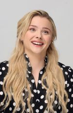 CHLOE MORETZ at Greta Press Conference in Beverly Hills 02/26/2019
