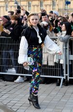 CHLOE MORETZ at Louis Vuitton Show at Paris Fashion Week 03/05/2019