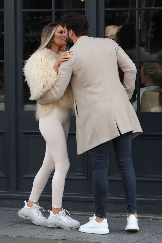 CHLOE SIMS and Dan Edgar Filming Out in Brentwood 03/19/2019
