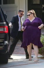 CHRISSY METZ Out and About in Los Angeles 03/25/2019