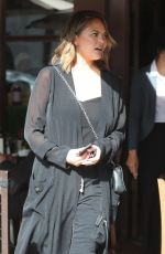 CHRISSY TEIGEN at Il Pastaio in Beverly Hills 02/26/2019