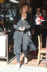 CHRISSY TEIGEN at Il Pastaio in Beverly Hills 02/26/2019