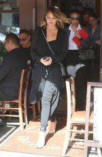 CHRISSY TEIGEN at Il Pastaio in Beverly Hills 02/26/2019