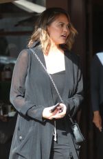 CHRISSY TEIGEN at Il Pastaio in Beverly Hills 02/26/2019