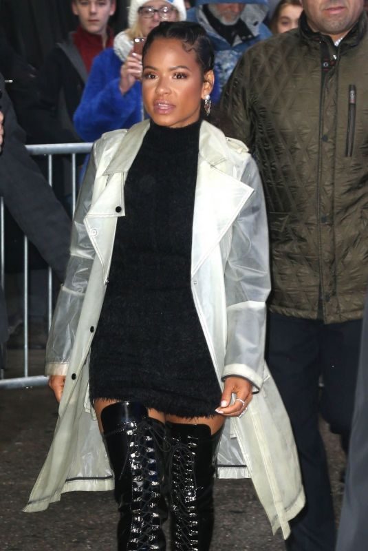 CHRISTINA MILIAN Arrives at Good Morning America in New York 03/21/2019