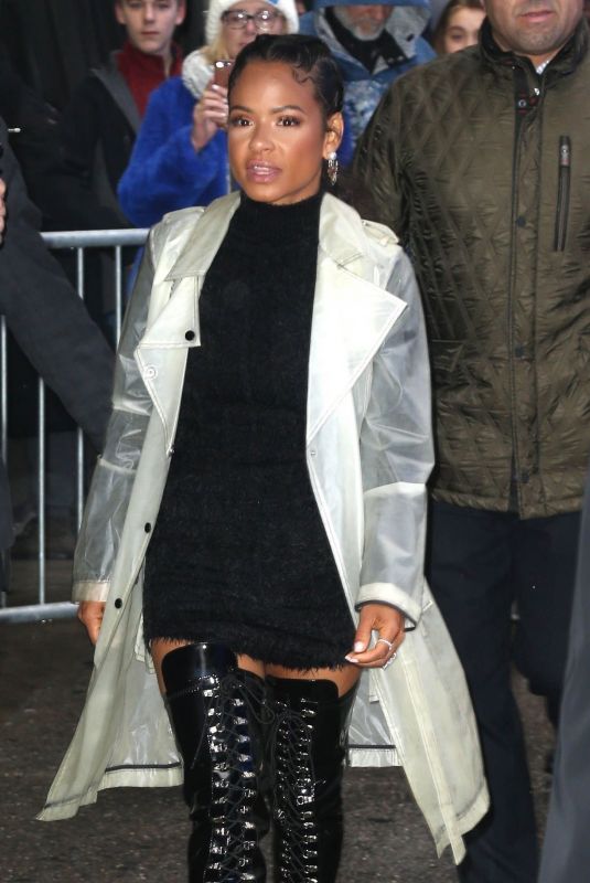 CHRISTINA MILIAN Arrives at Good Morning America in New York 03/21/2019