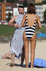 CHRISTINE CENTENERA in Swimsuit at Bondi Beach in Sydney 03/23/2019
