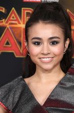 CIARA RILEY WILSON at Captain Marvel Premiere in Hollywood 03/04/2019