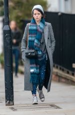 CLAIRE FOY Leaves Bodyism in London 03/01/2019