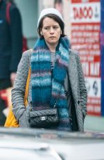 CLAIRE FOY Leaves Bodyism in London 03/01/2019