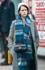 CLAIRE FOY Leaves Bodyism in London 03/01/2019