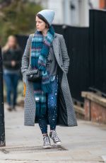 CLAIRE FOY Leaves Bodyism in London 03/01/2019